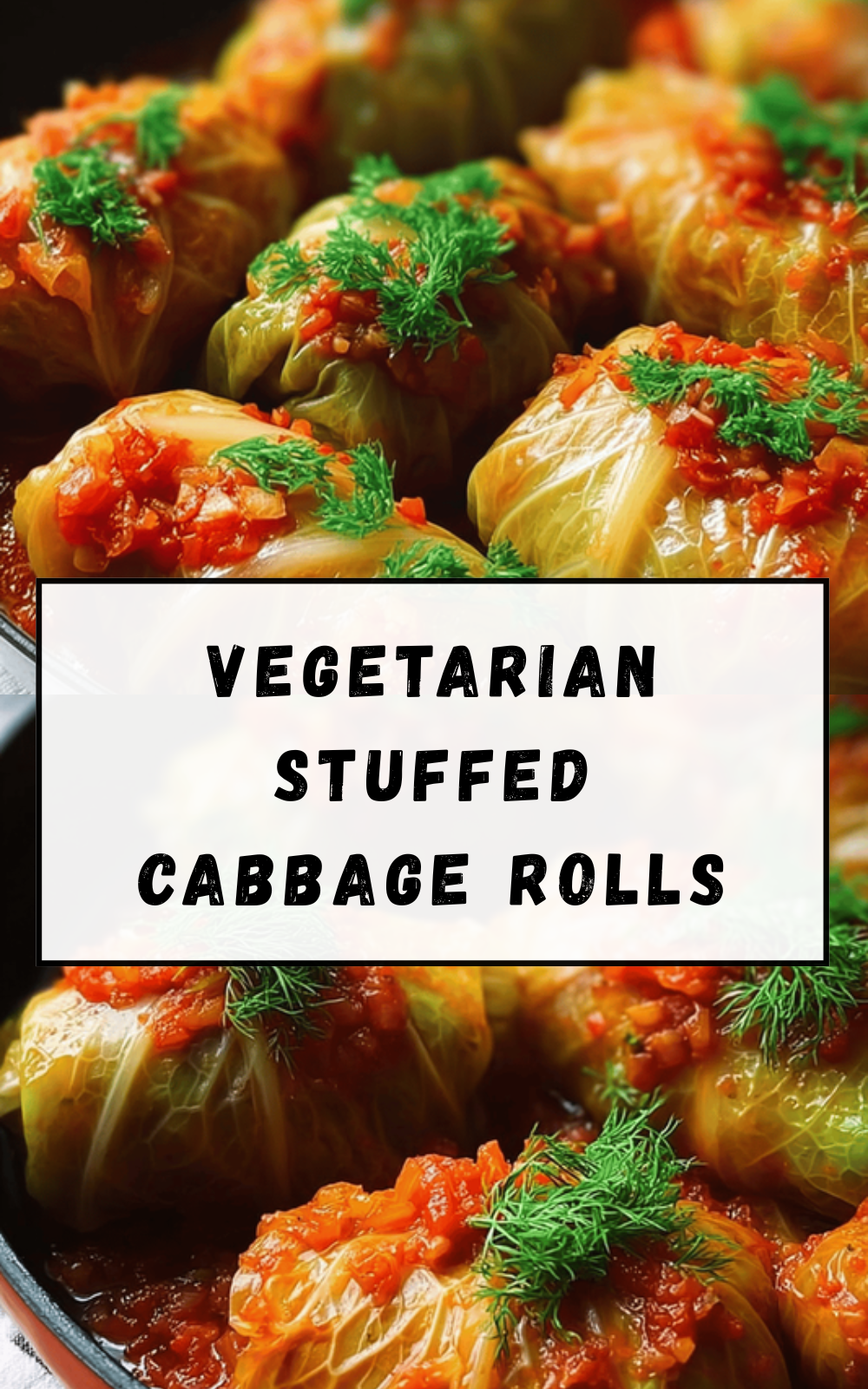 Vegetarian Stuffed Cabbage Rolls