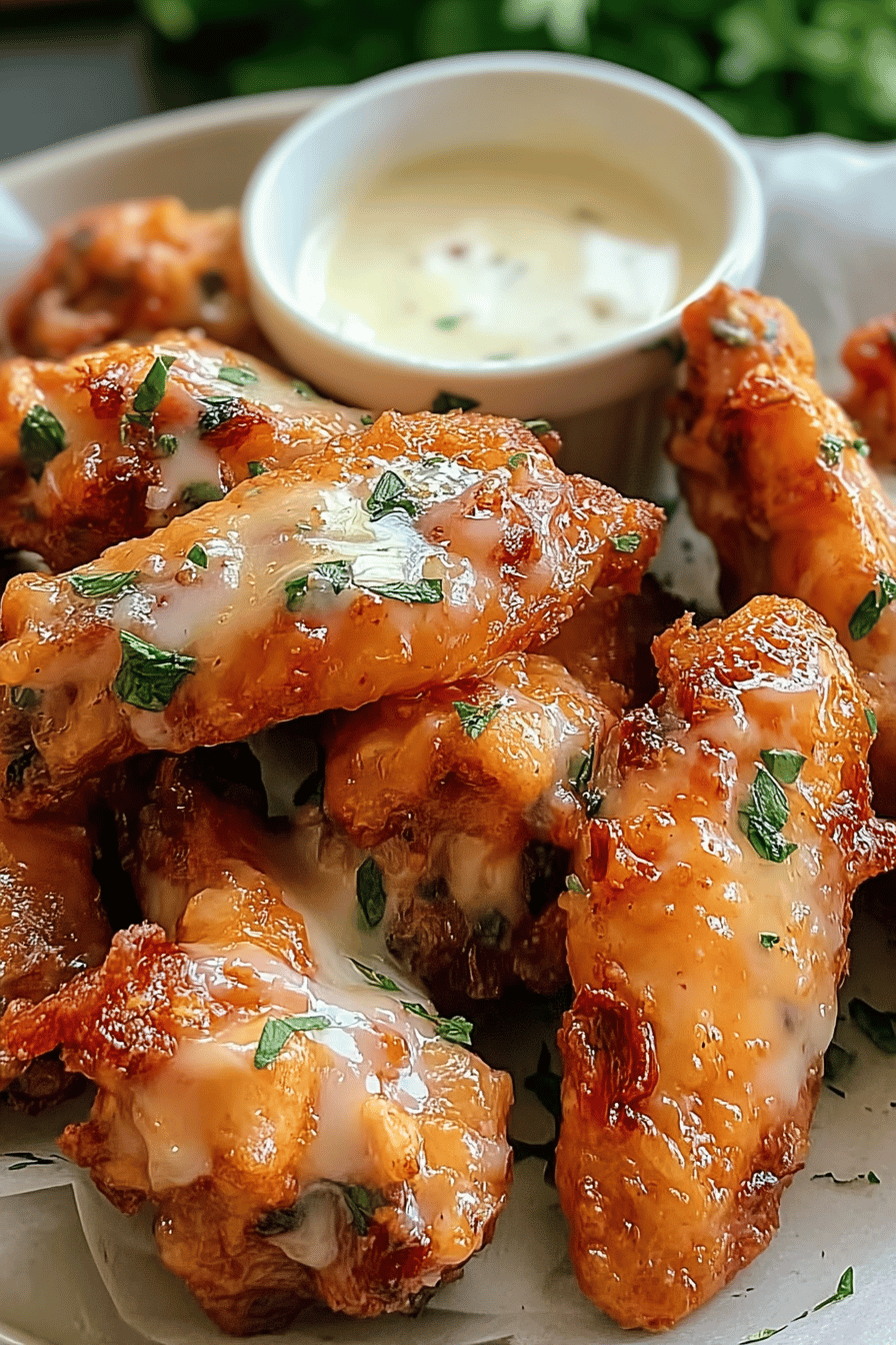 Alfredo Chicken Wings