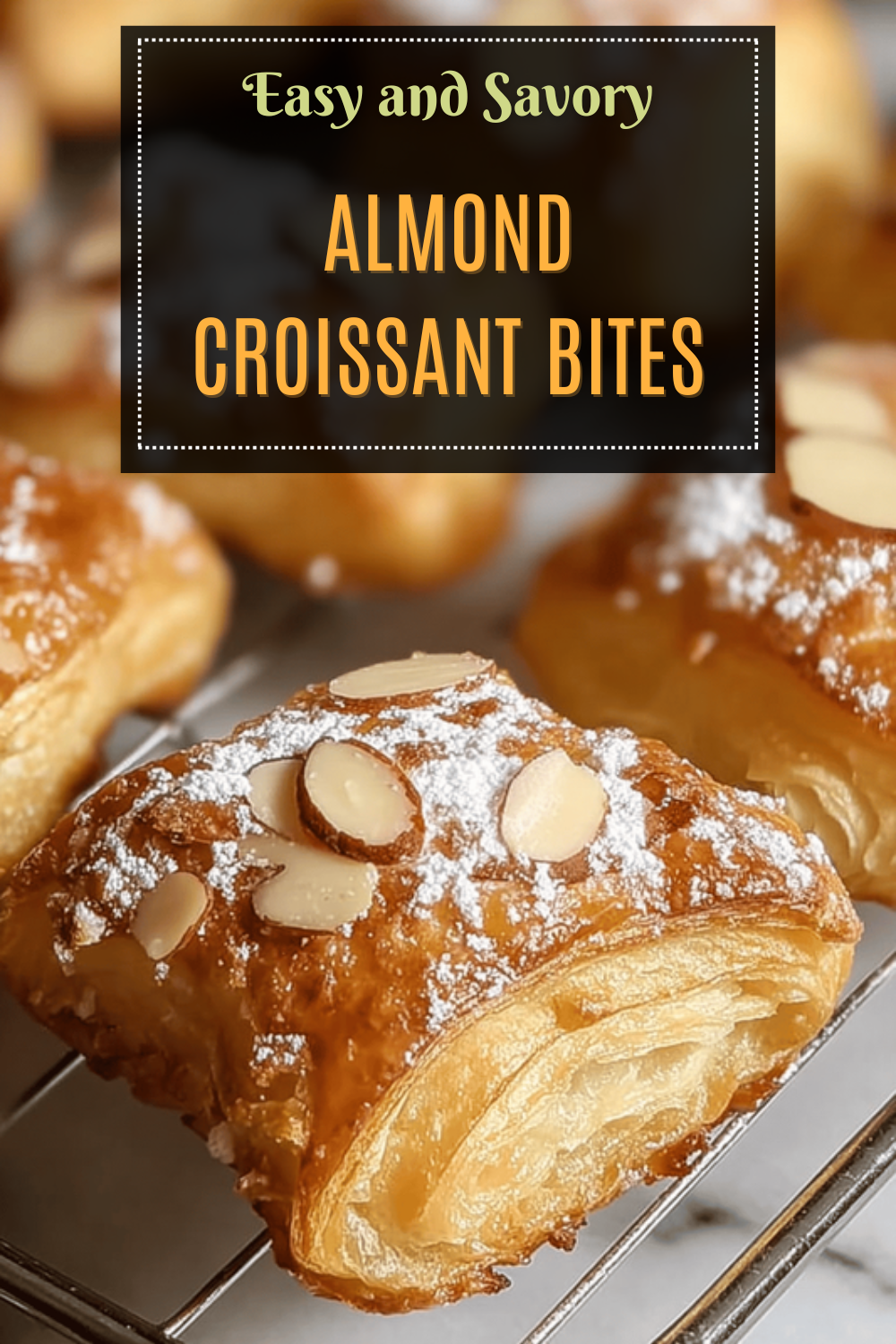Almond Croissant Bites