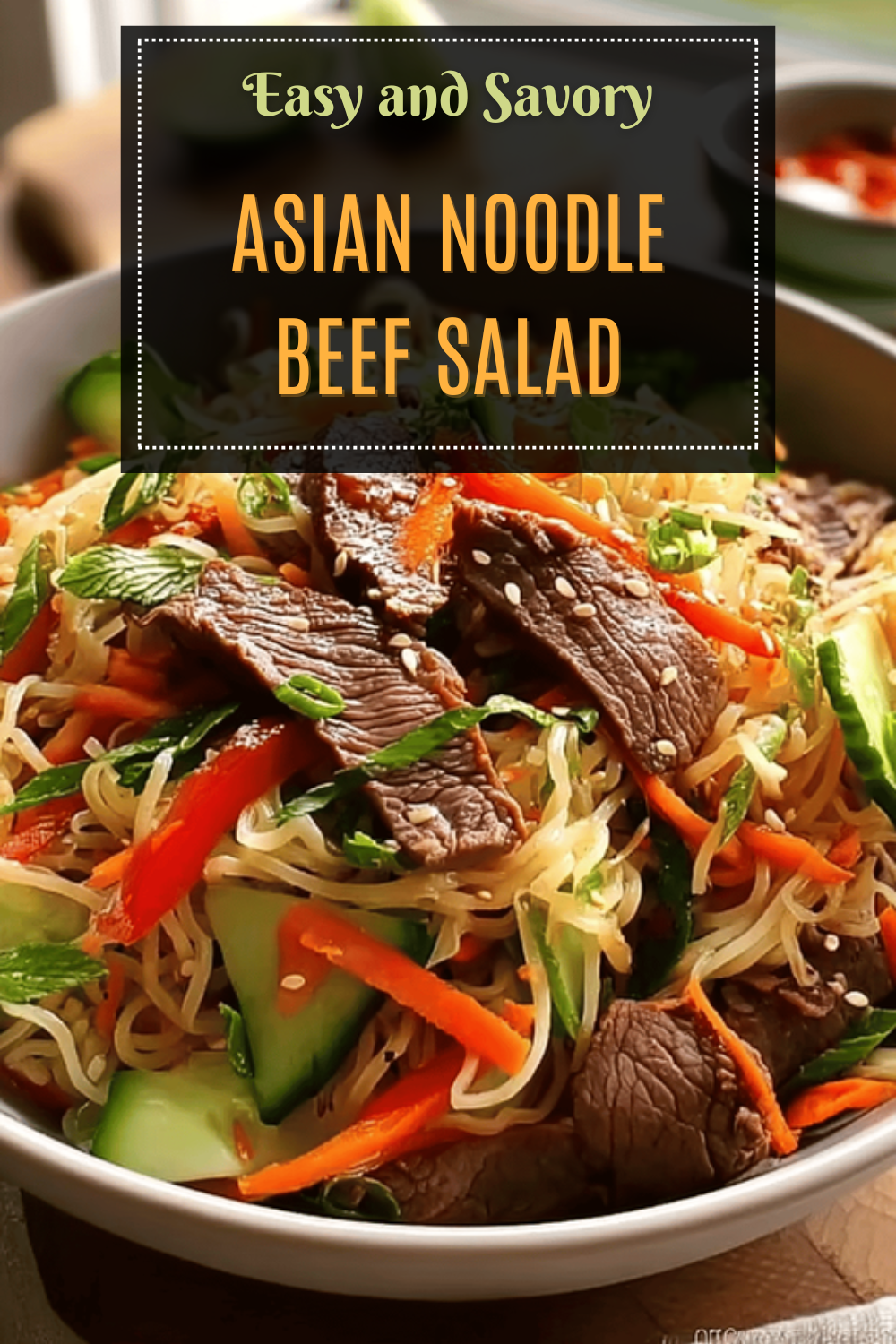 Asian Noodle Beef Salad