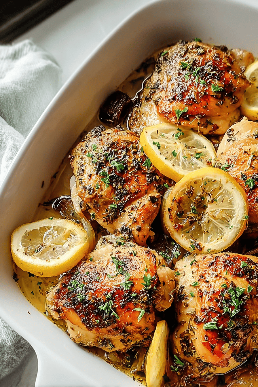 Baked Greek Lemon Chicken