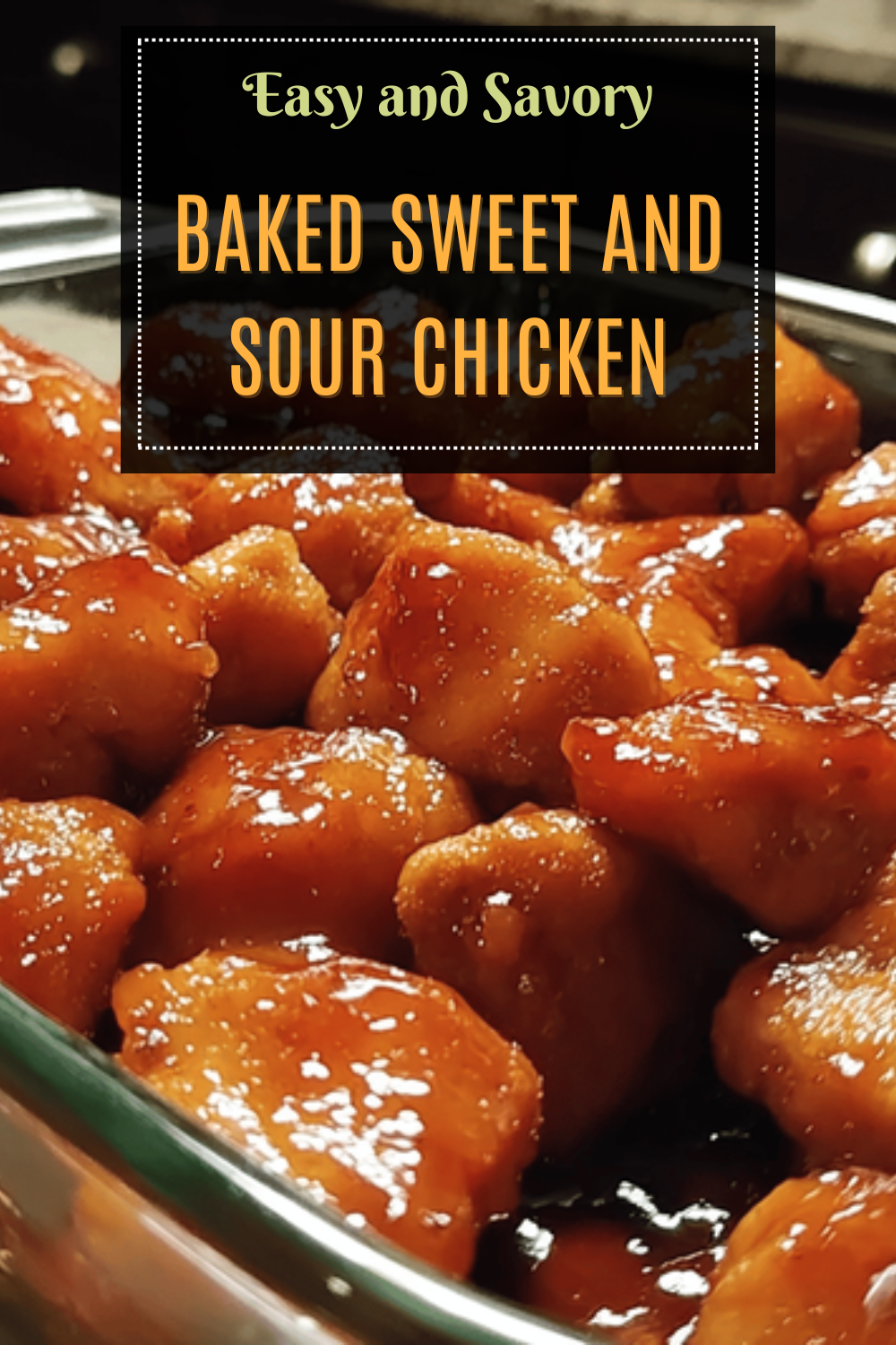 Baked Sweet And Sour Chicken
