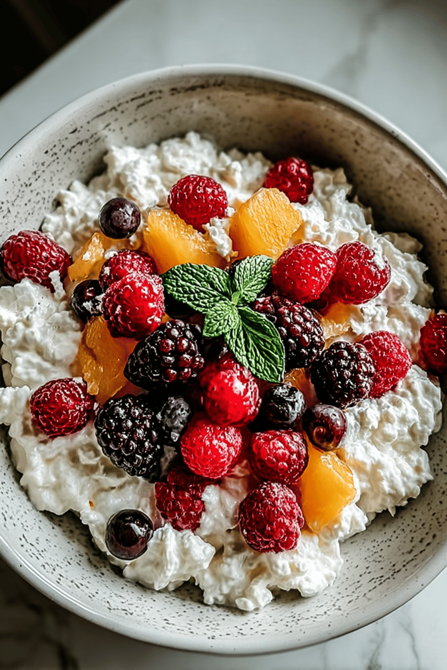 Berry Cottage Cheese Salad