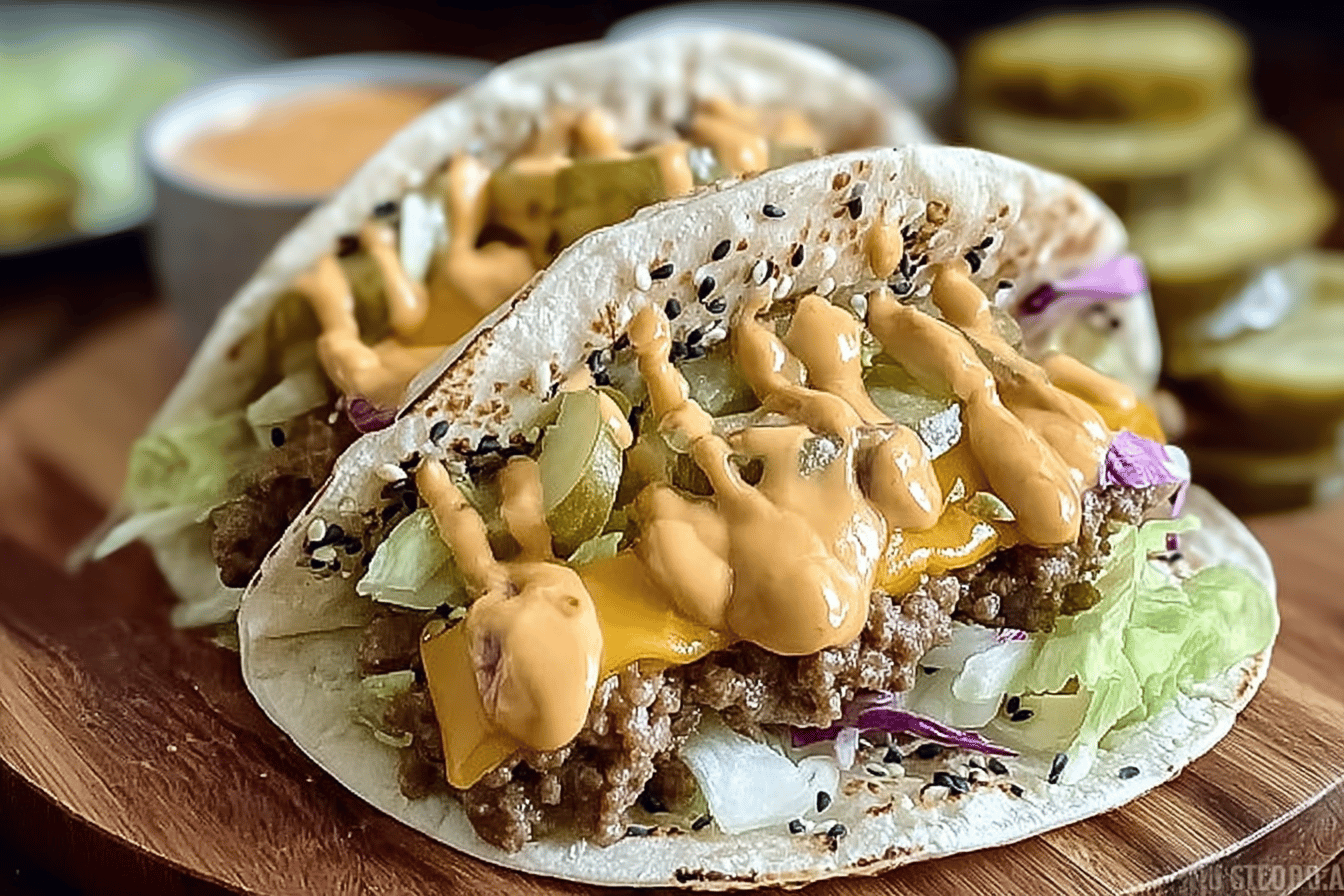 Big Mac Smash Tacos