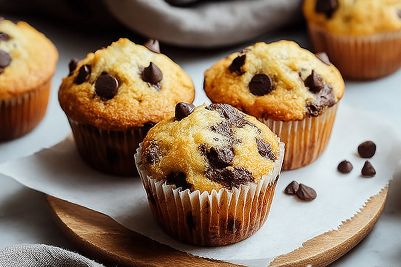 Brown Butter Chocolate Chip Muffins