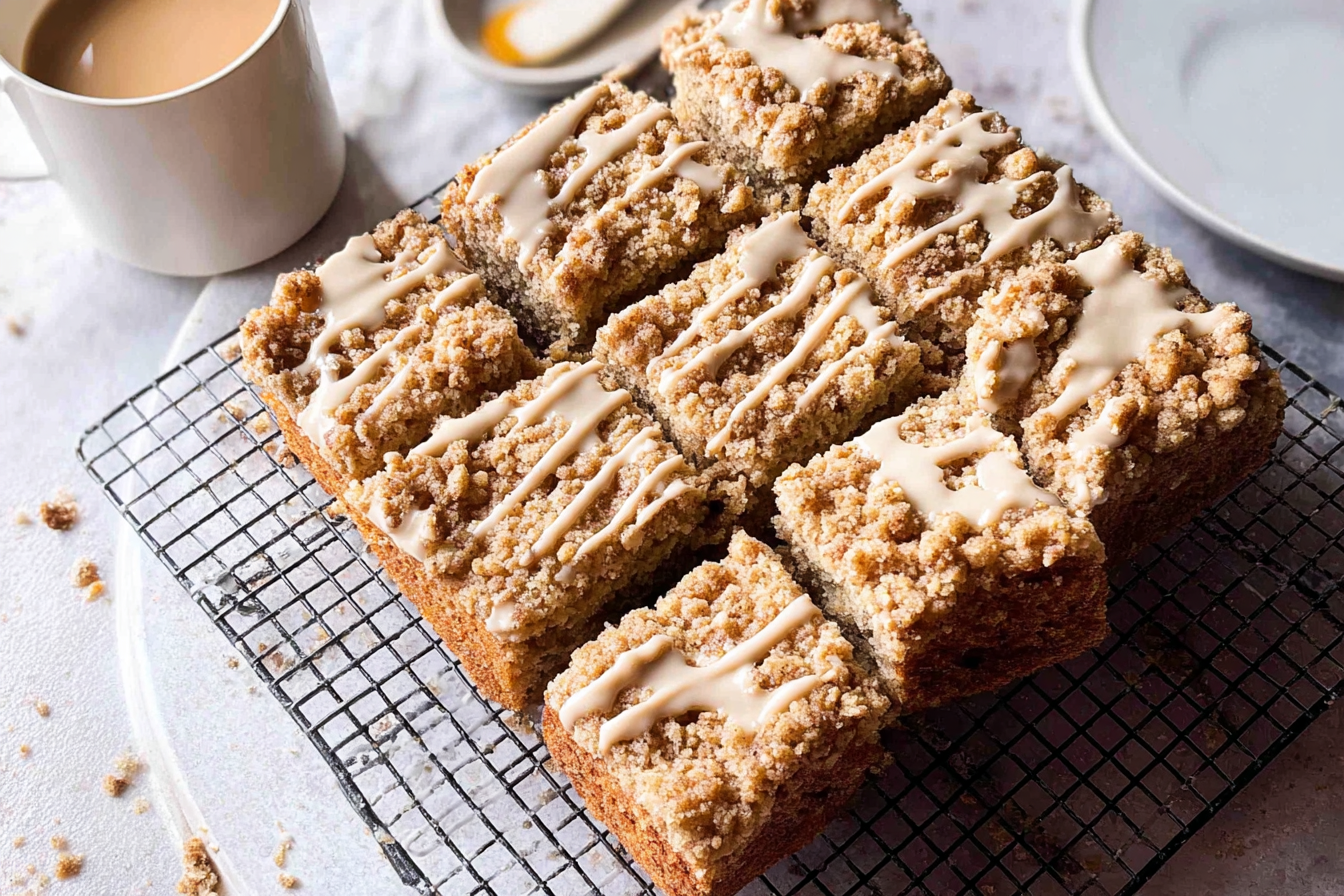 Brown Butter Maple Crumb Cake