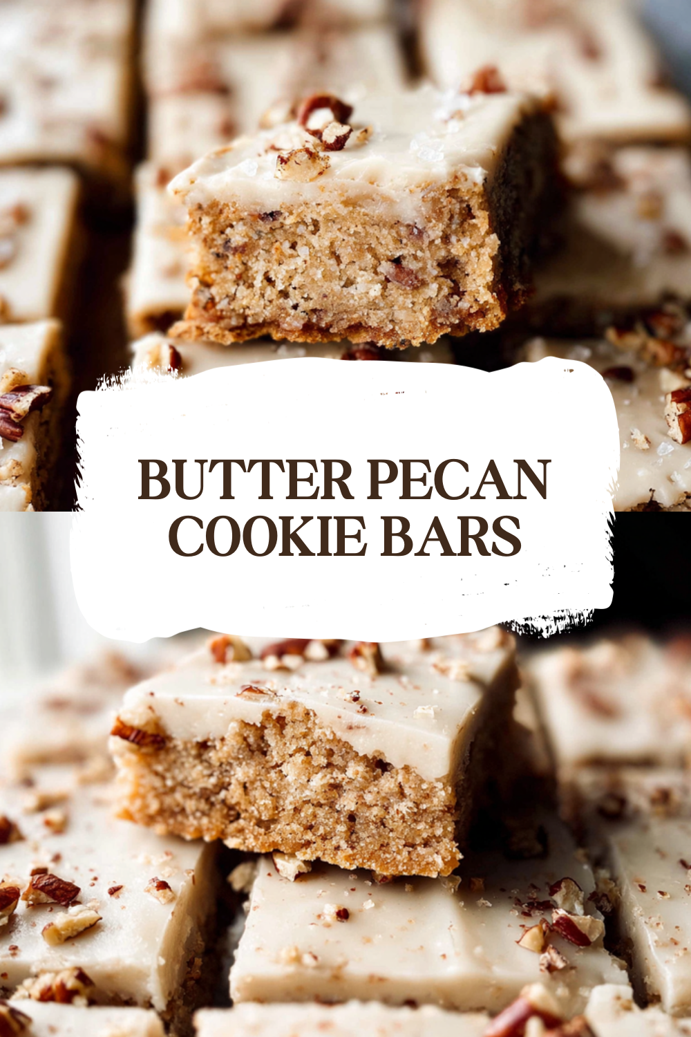 Butter Pecan Cookie Bars