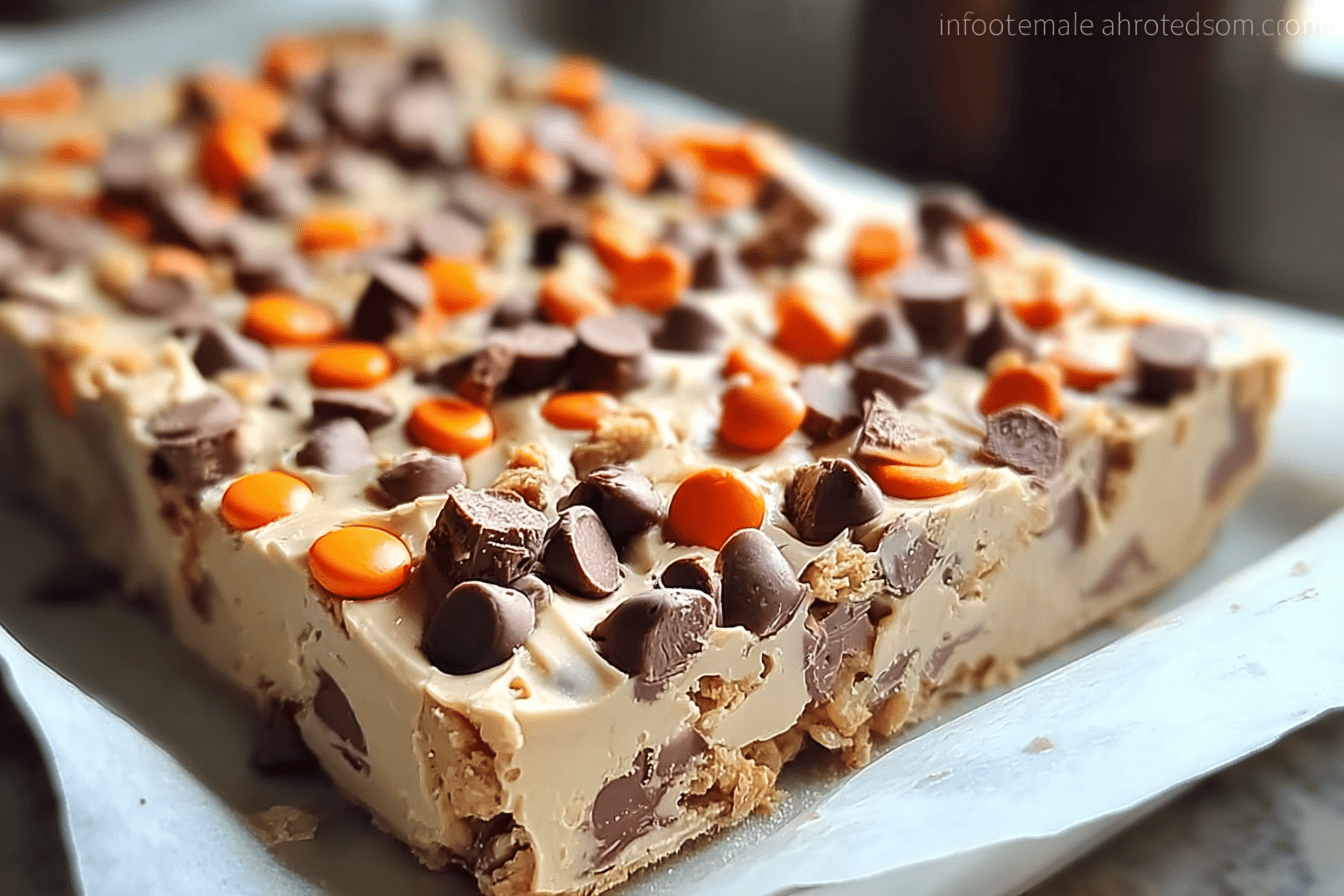 Butterfinger Reeses Fudge