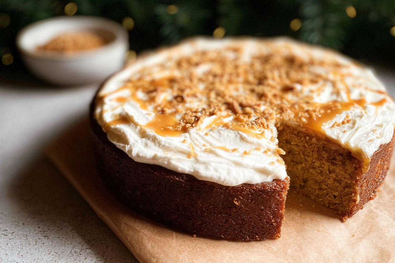 Caramel Brulee Latte Cake
