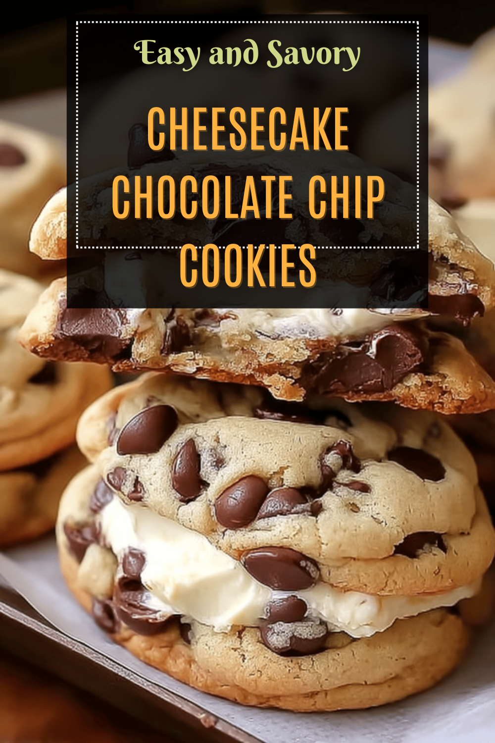 Cheesecake Chocolate Chip Cookies