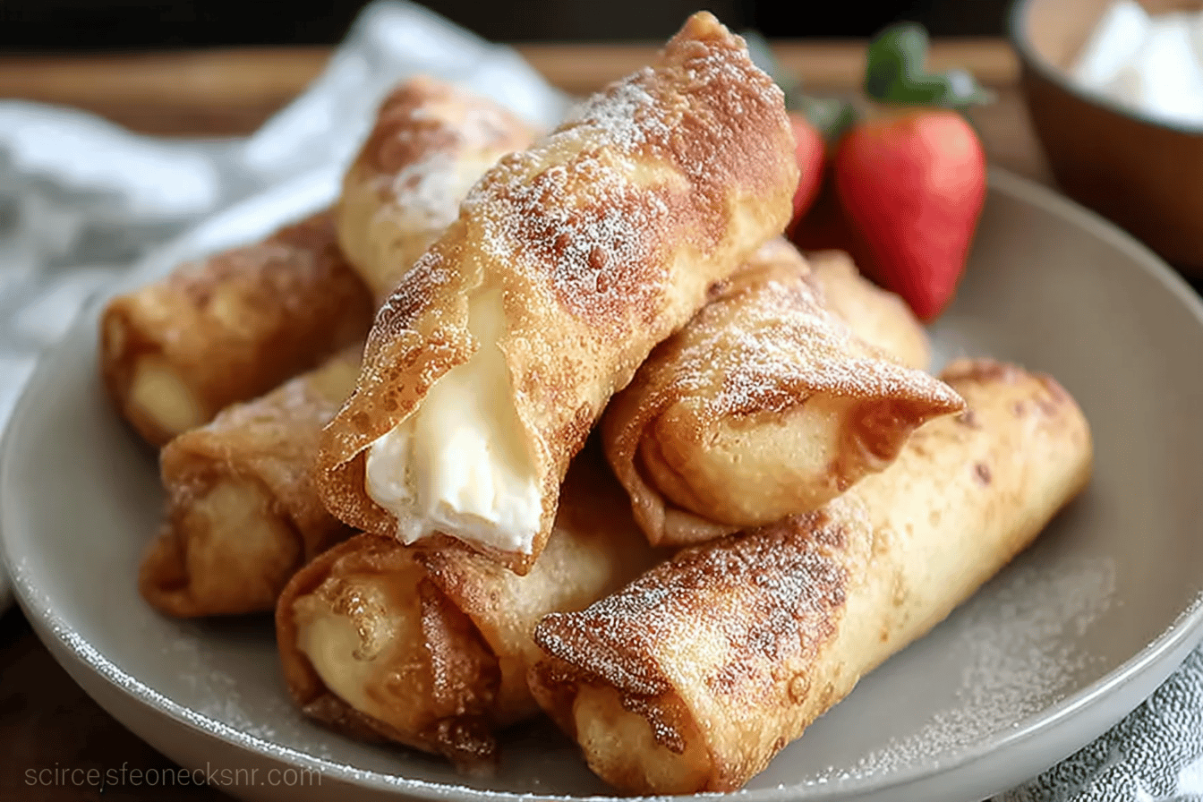 Cheesecake Egg Rolls