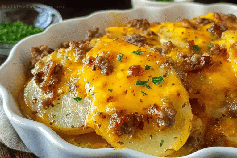 Cheesy Hamburger Potato Casserole 11.Png