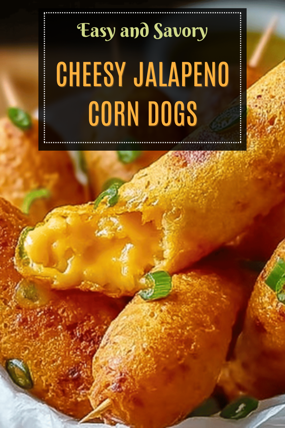 Cheesy Jalapeno Corn Dogs
