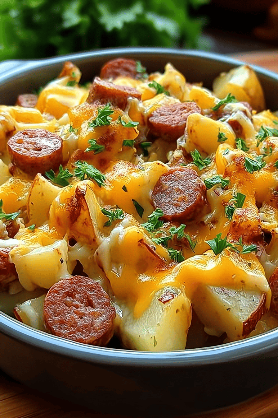 Cheesy Ranch Potatoes Sausage
