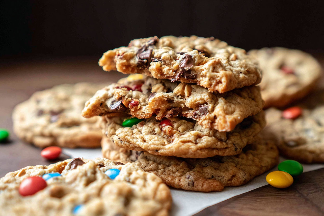 Chewy Monster Cookies