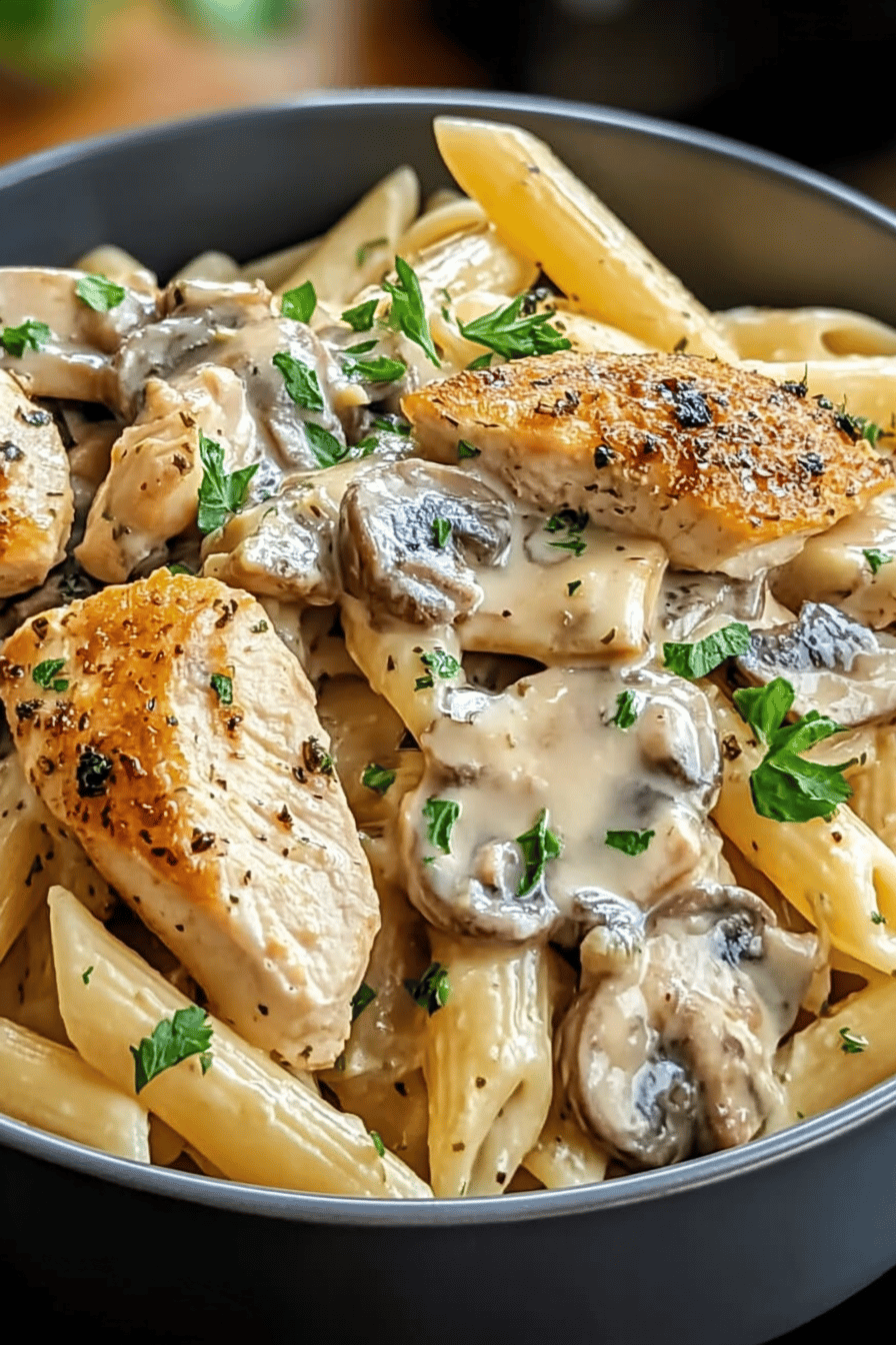 Chicken Mushroom Pasta