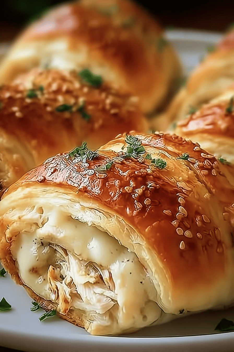 Chicken Stuffed Crescent Rolls