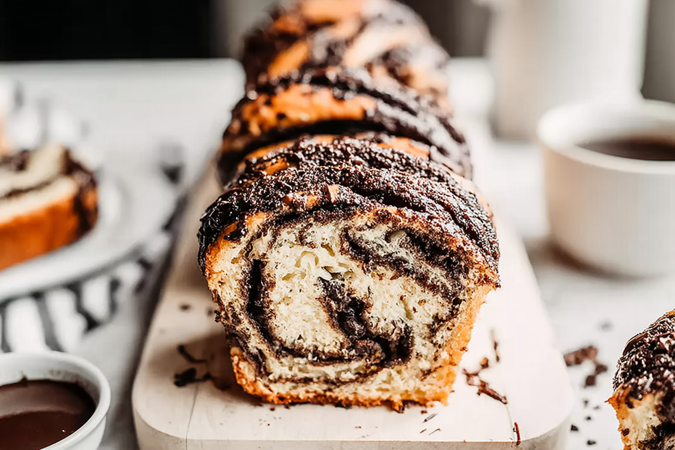 Chocolate And Espresso Babka Muffins
