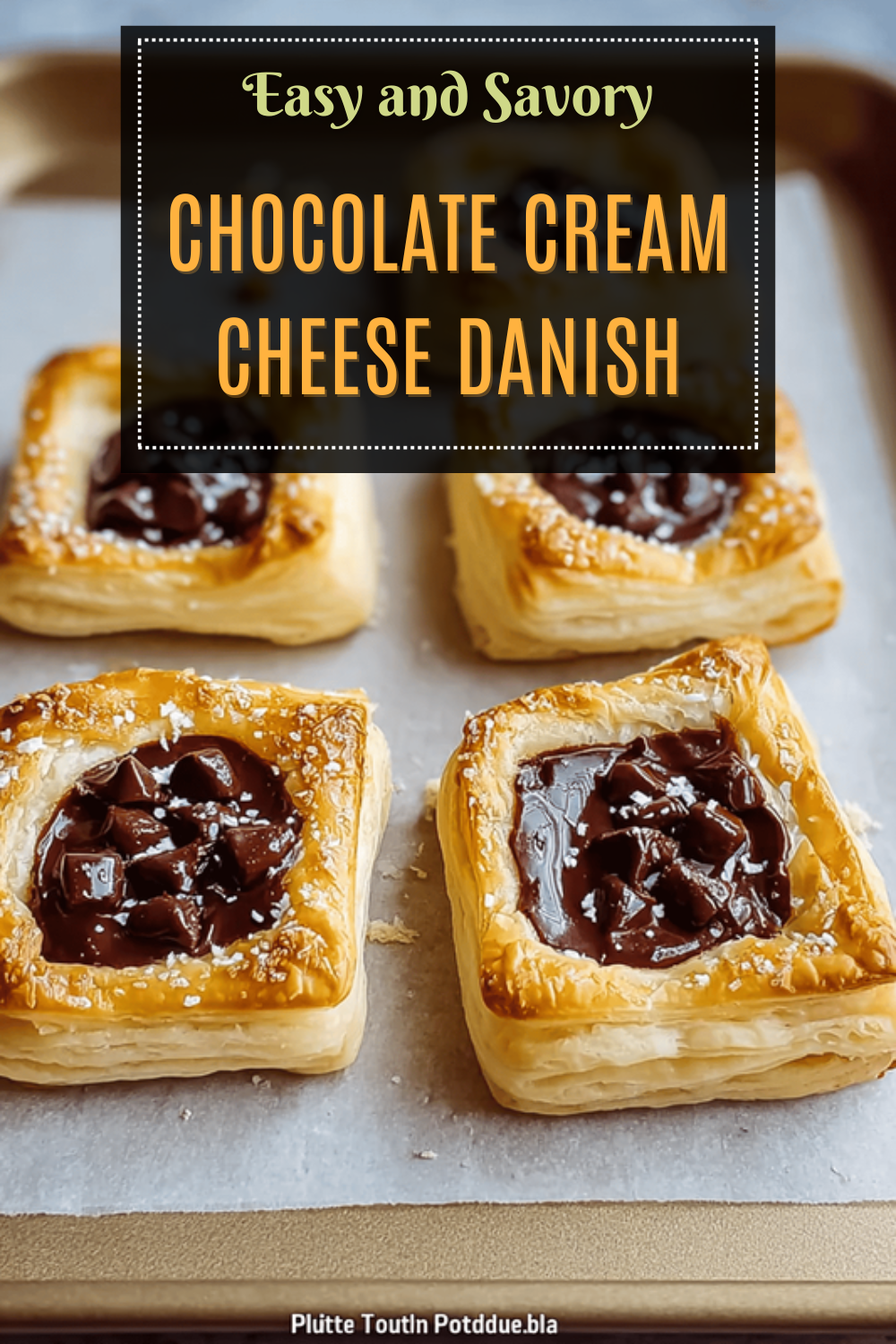 Chocolate Cream Cheese Danish