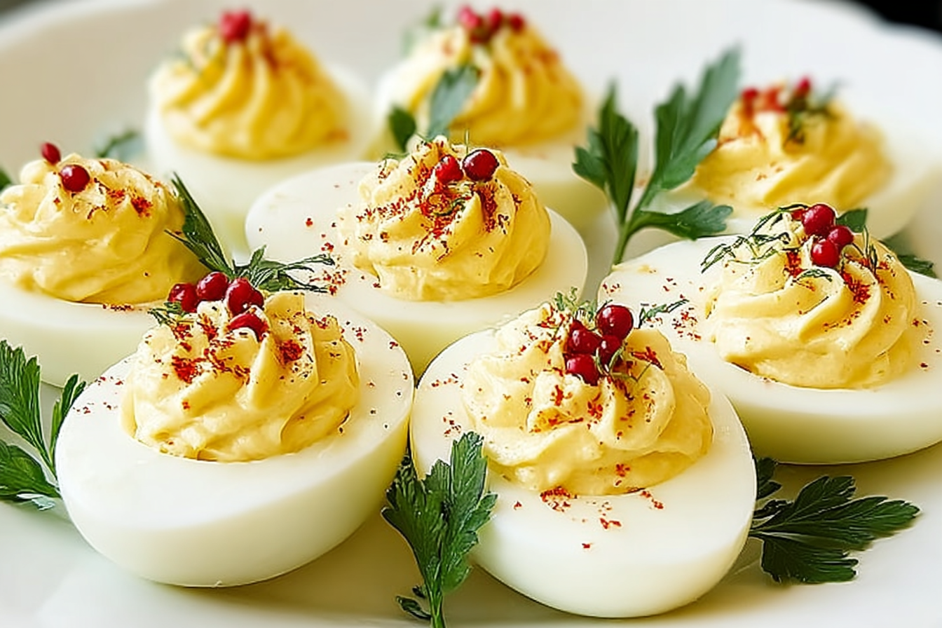 Christmas Deviled Eggs Recipe