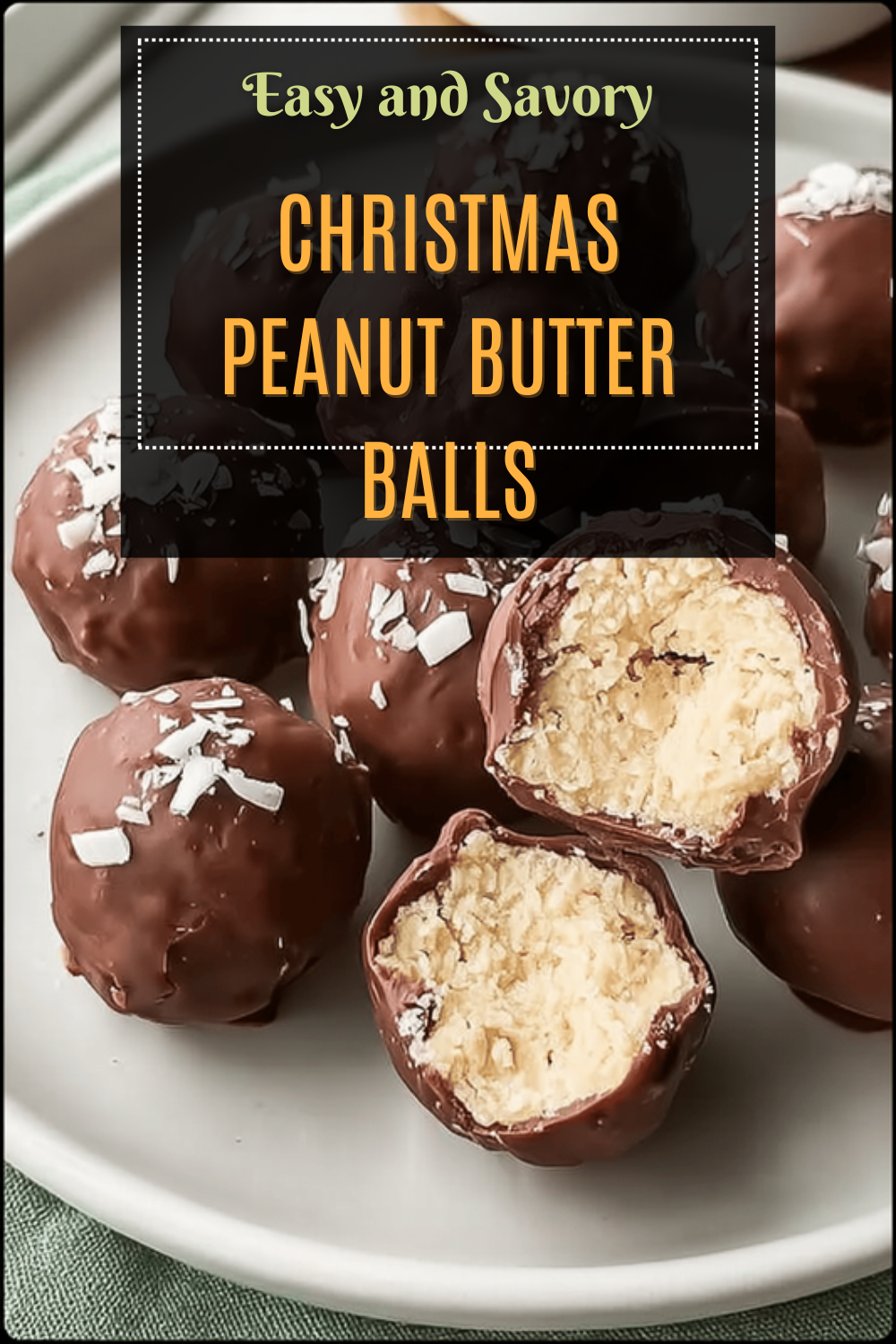 Christmas Peanut Butter Balls
