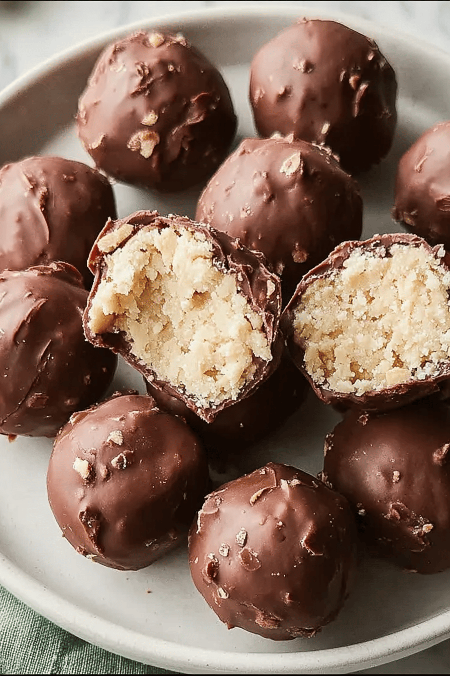 Christmas Peanut Butter Balls