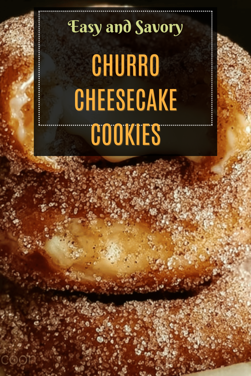 Churro Cheesecake Cookies
