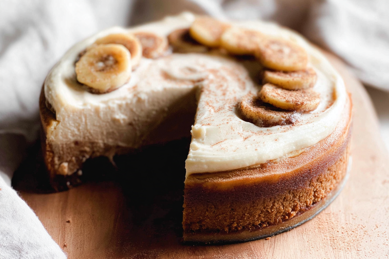 Cinnamon Roll Cheesecake