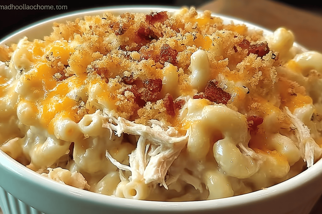 Crack Chicken Mac And Cheese