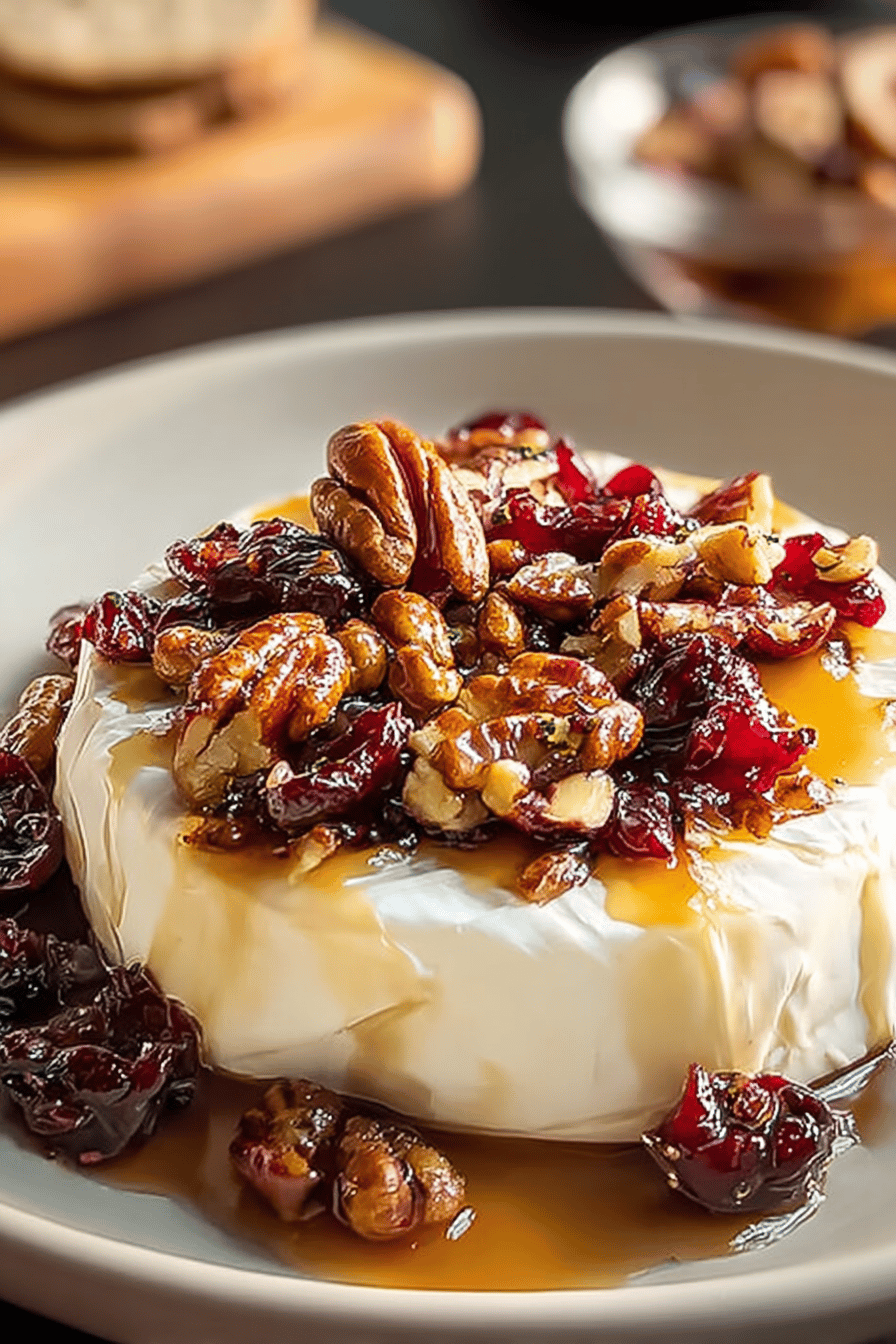 Cranberry Pecan Baked Brie