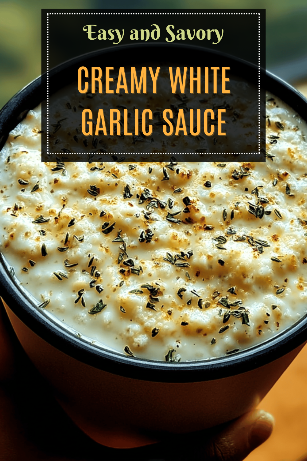 Creamy White Garlic Sauce