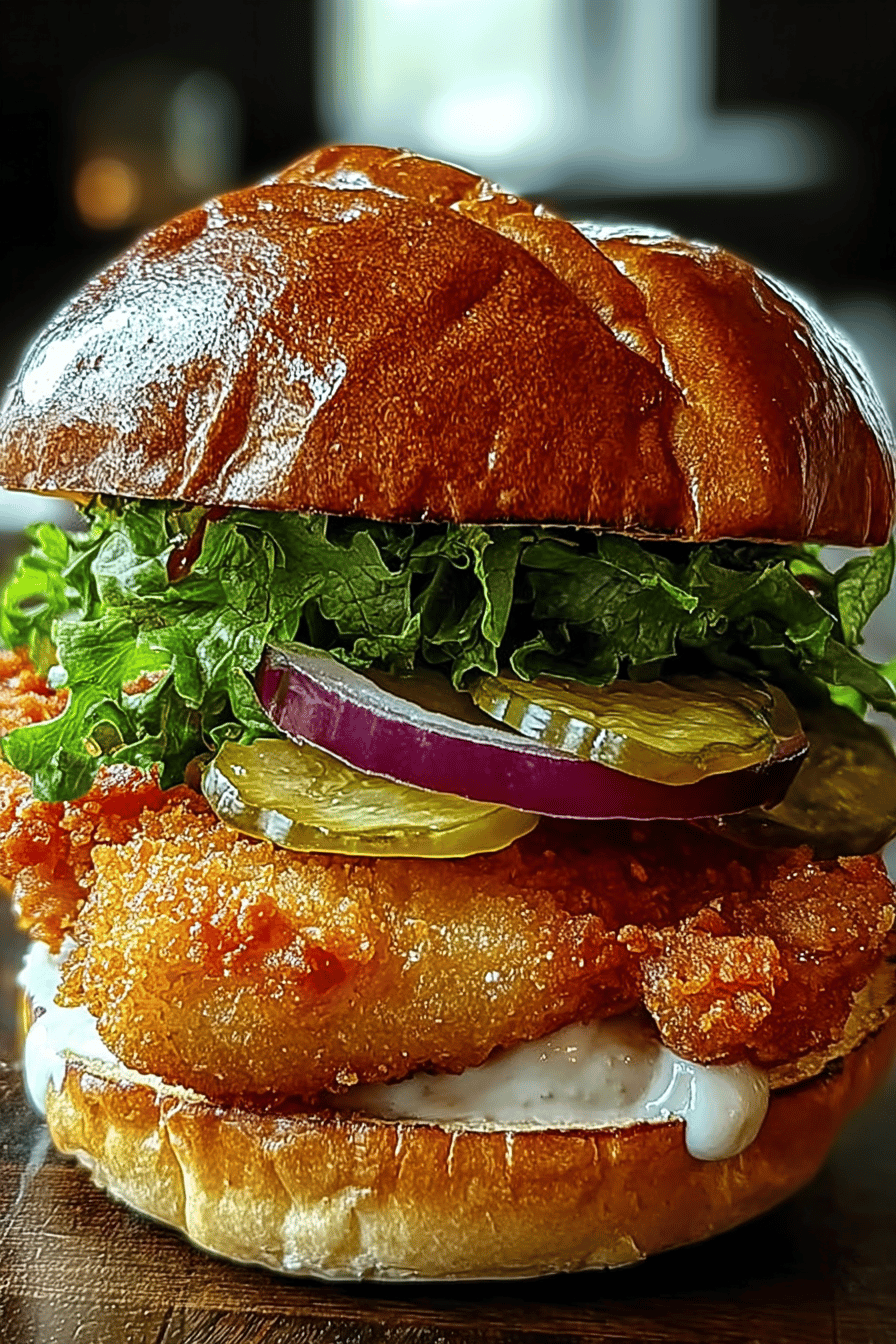 Crispy Fried Cod Sandwich
