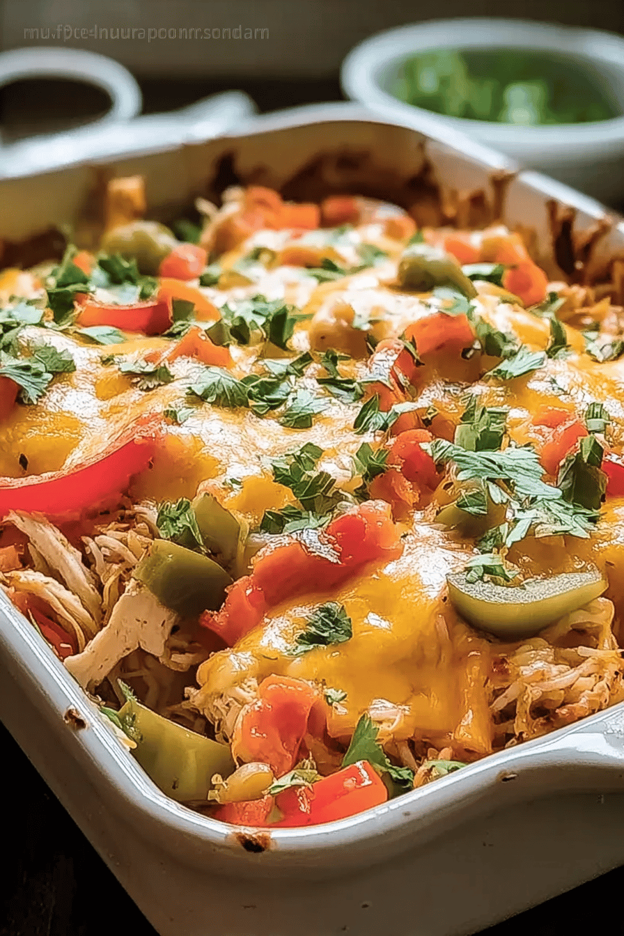Fajita Chicken Casserole