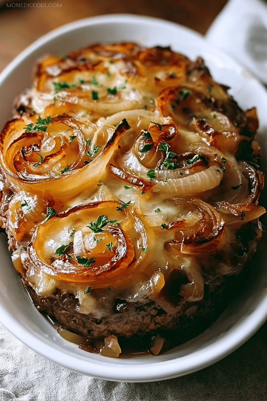 French Onion Meatloaf