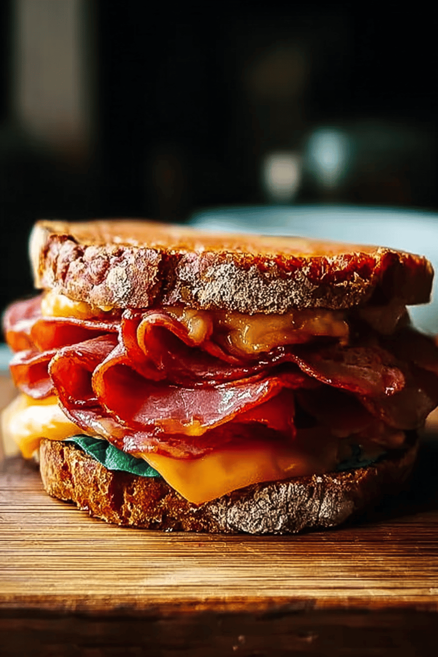 Fried Bologna Sandwich