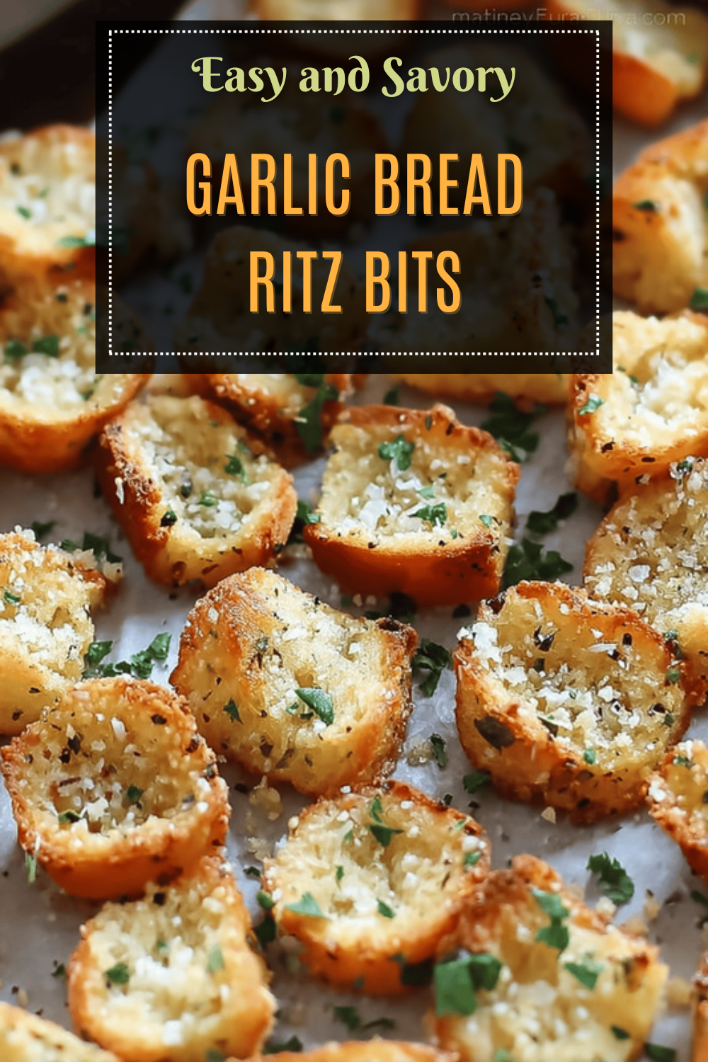 Garlic Bread Ritz Bits
