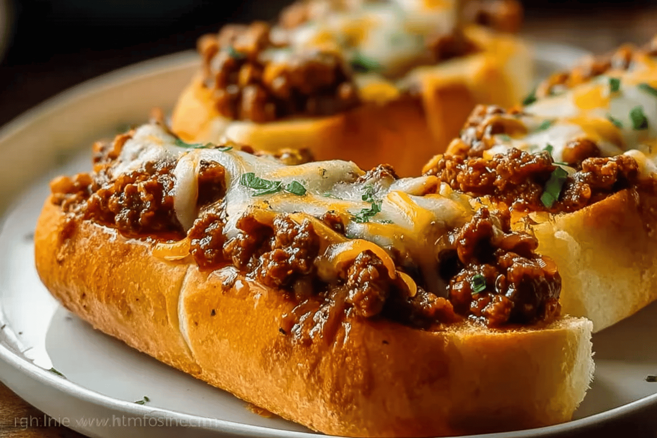 Garlic Bread Sloppy Joes
