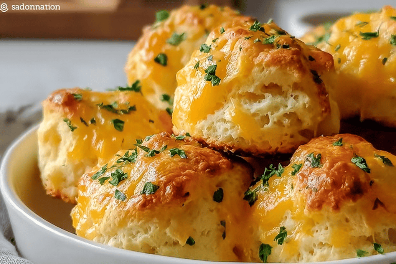 Garlic Cheddar Biscuits