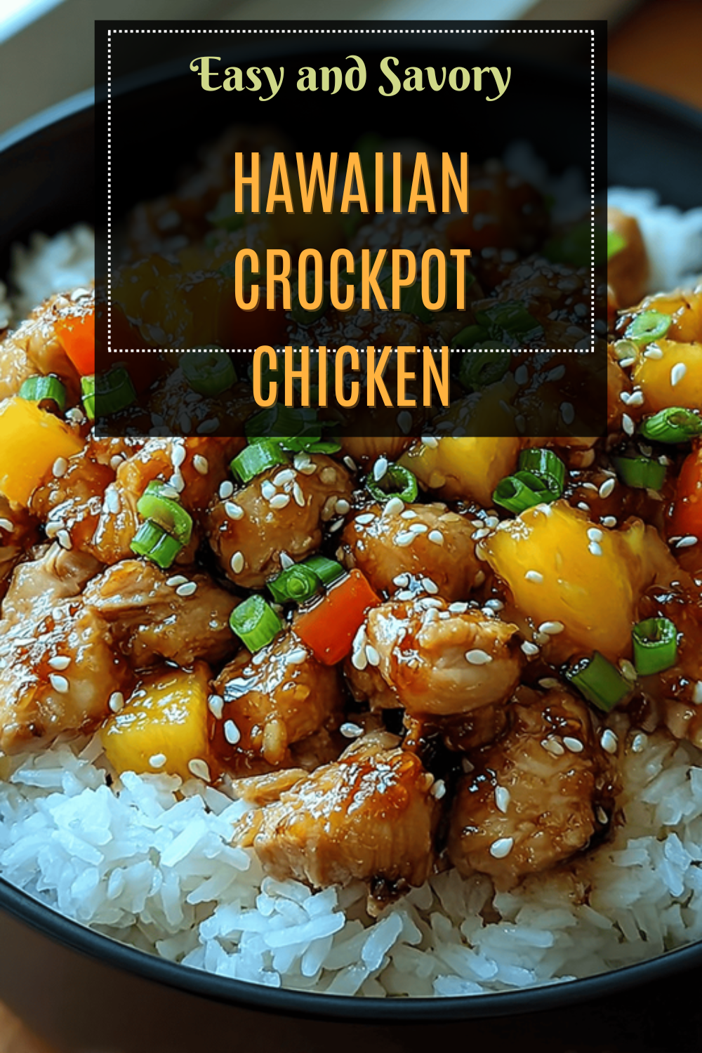 Hawaiian Crockpot Chicken