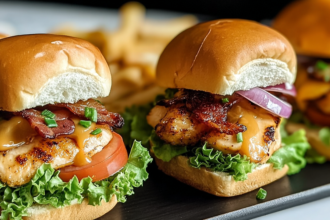 Honey Mustard Blt Chicken Sliders