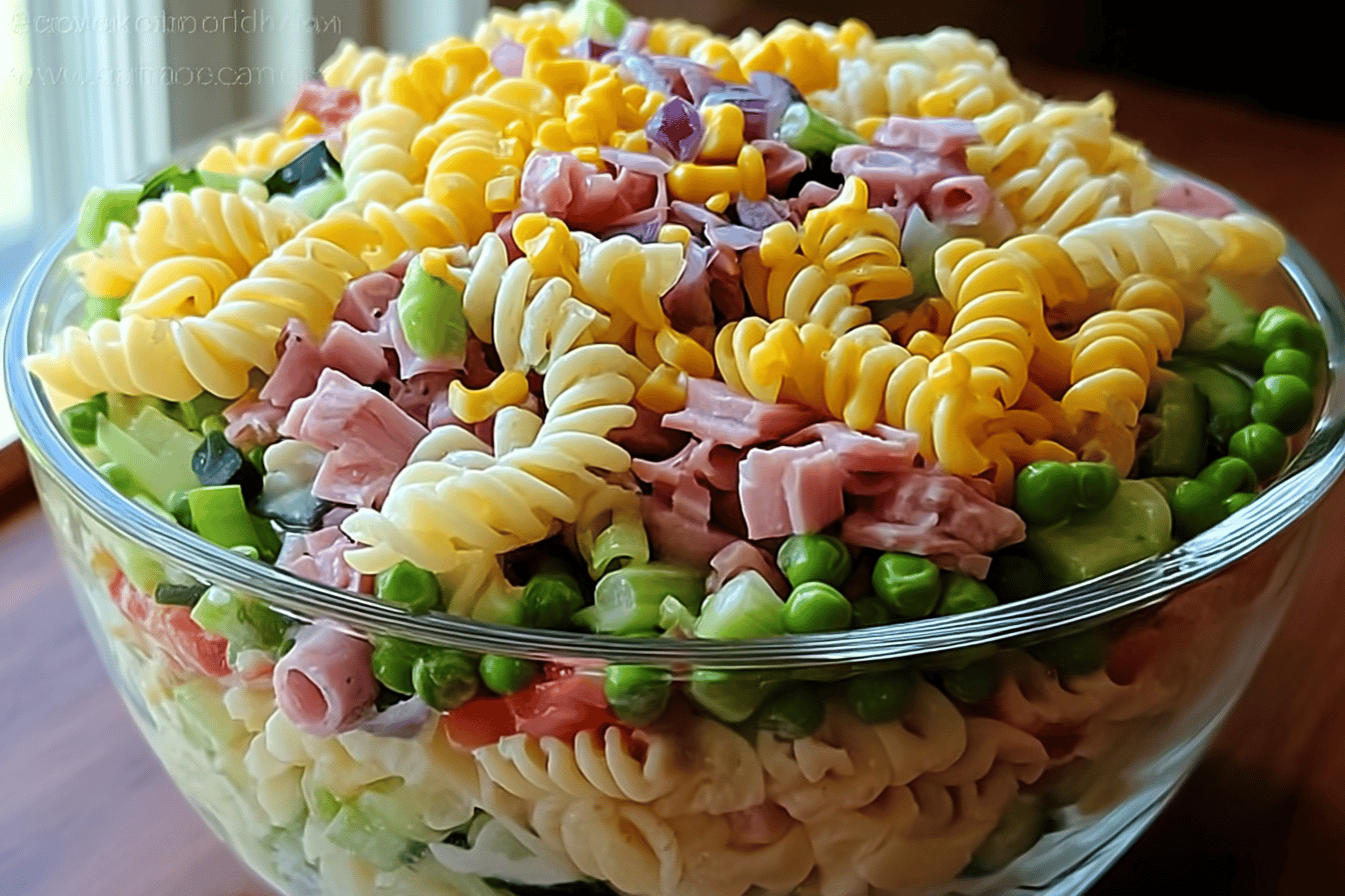 Layered Pasta Salad