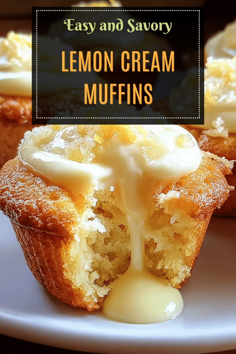 Lemon Cream Muffins
