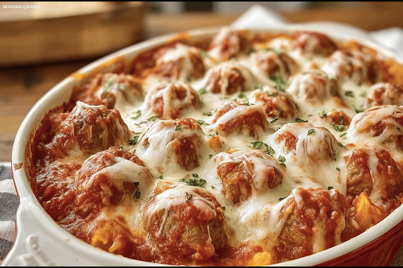 Meatball Sub Casserole