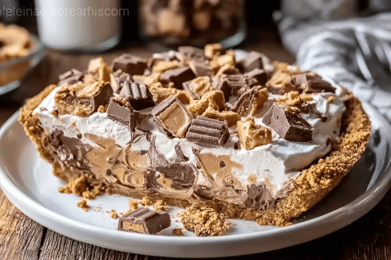No Bake Snickers Pie 25.Png