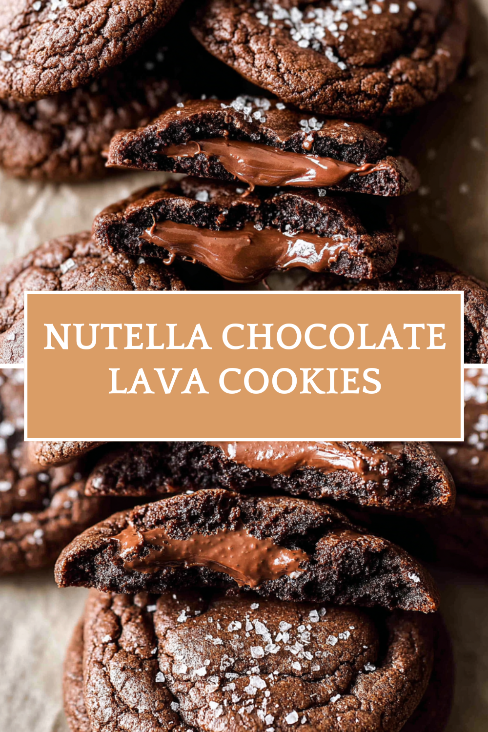 Nutella Chocolate Lava Cookies