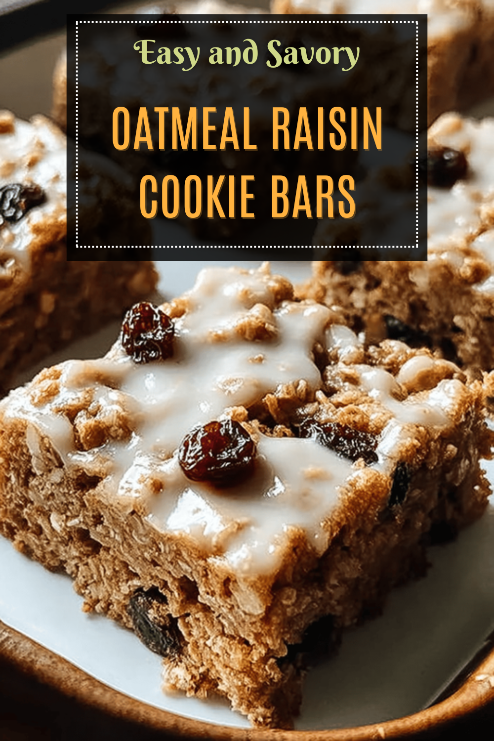 Oatmeal Raisin Cookie Bars