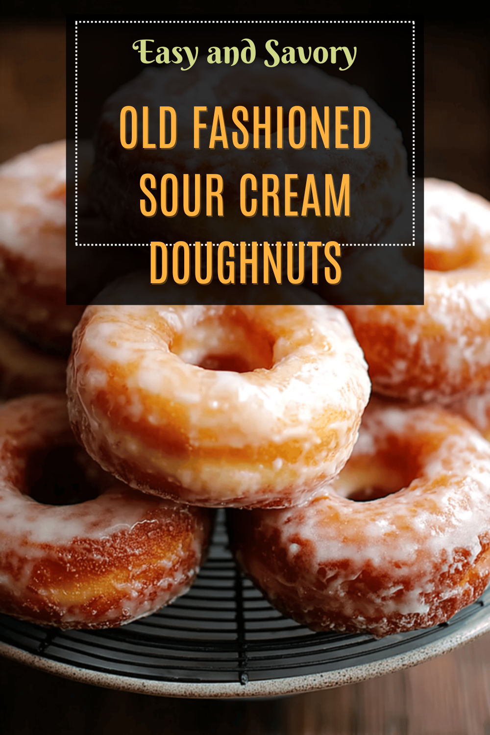 Old Fashioned Sour Cream Doughnuts