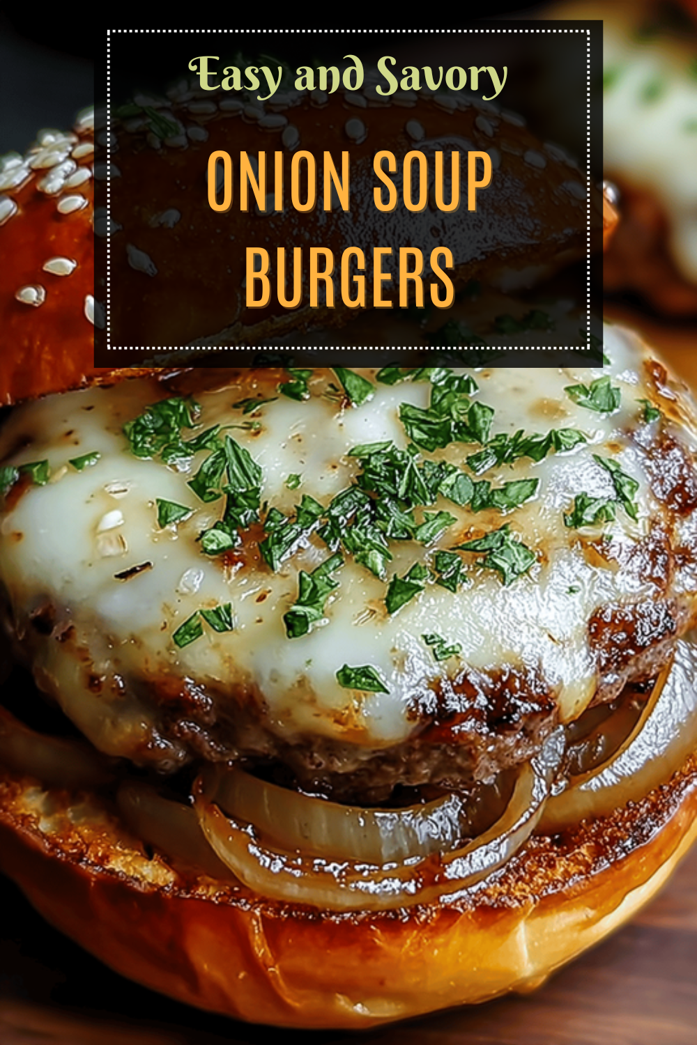 Onion Soup Burgers