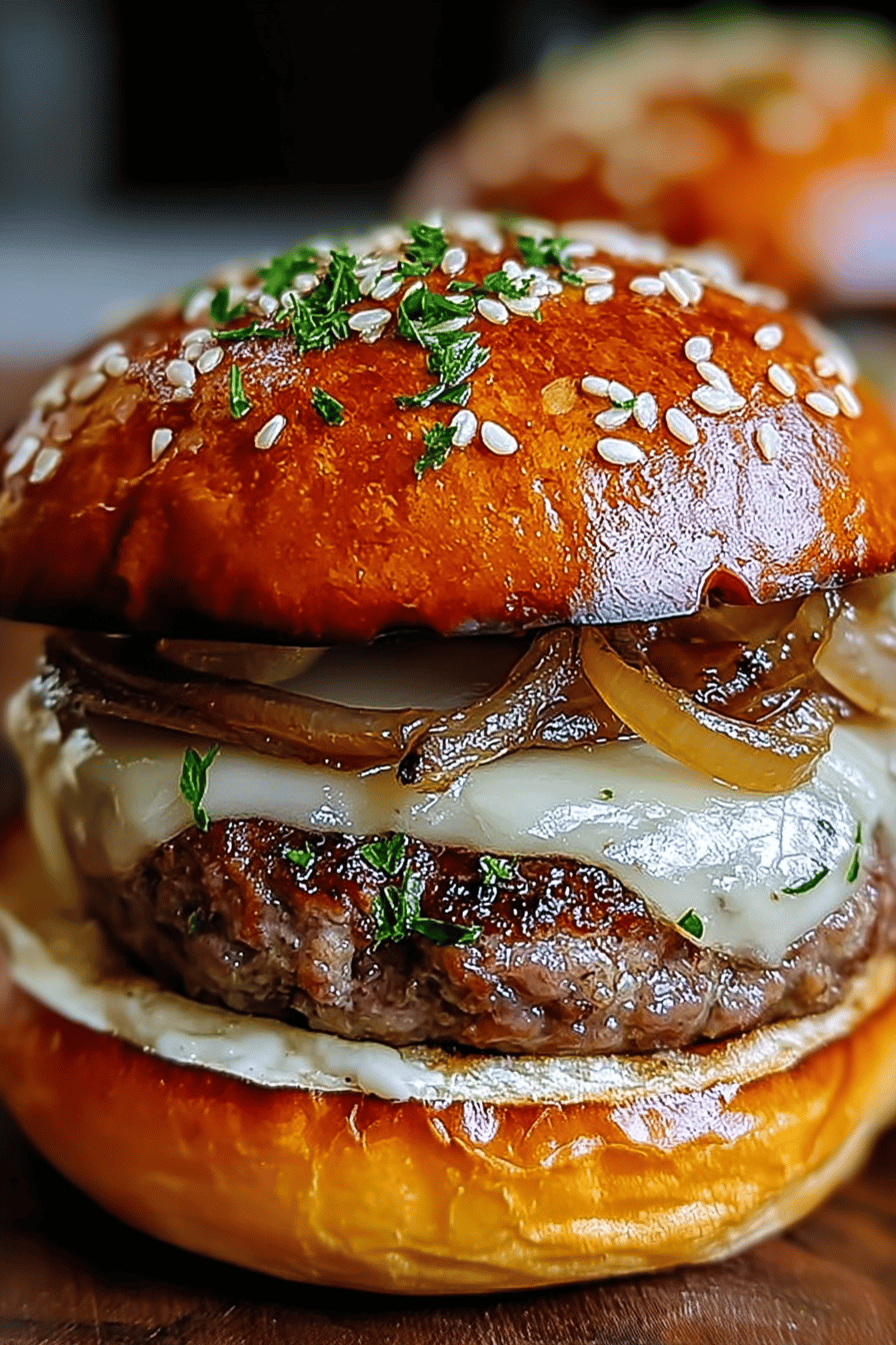 Onion Soup Burgers