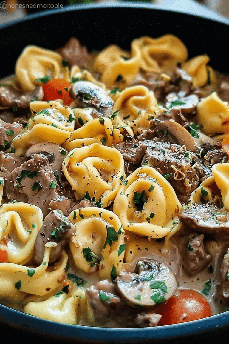 Philly Cheesesteak Tortellini Pasta 46.Png